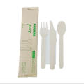 Wholesale disposable portable wooden cutlery sets